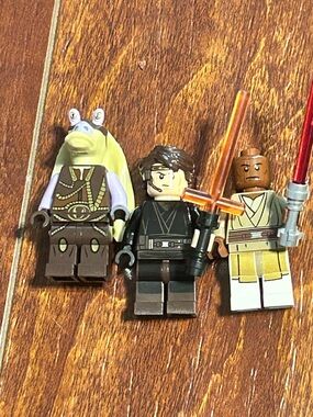 LEGO Jedi Mini Figure Lot Mace Windu - Anakon Skywalker - Tarpals